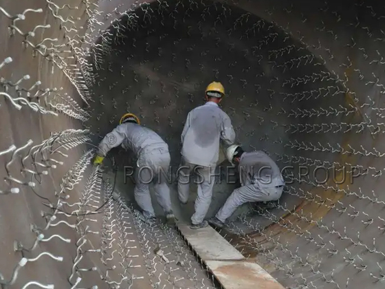 Circulating Fluidized Bed Boiler Lining Construction